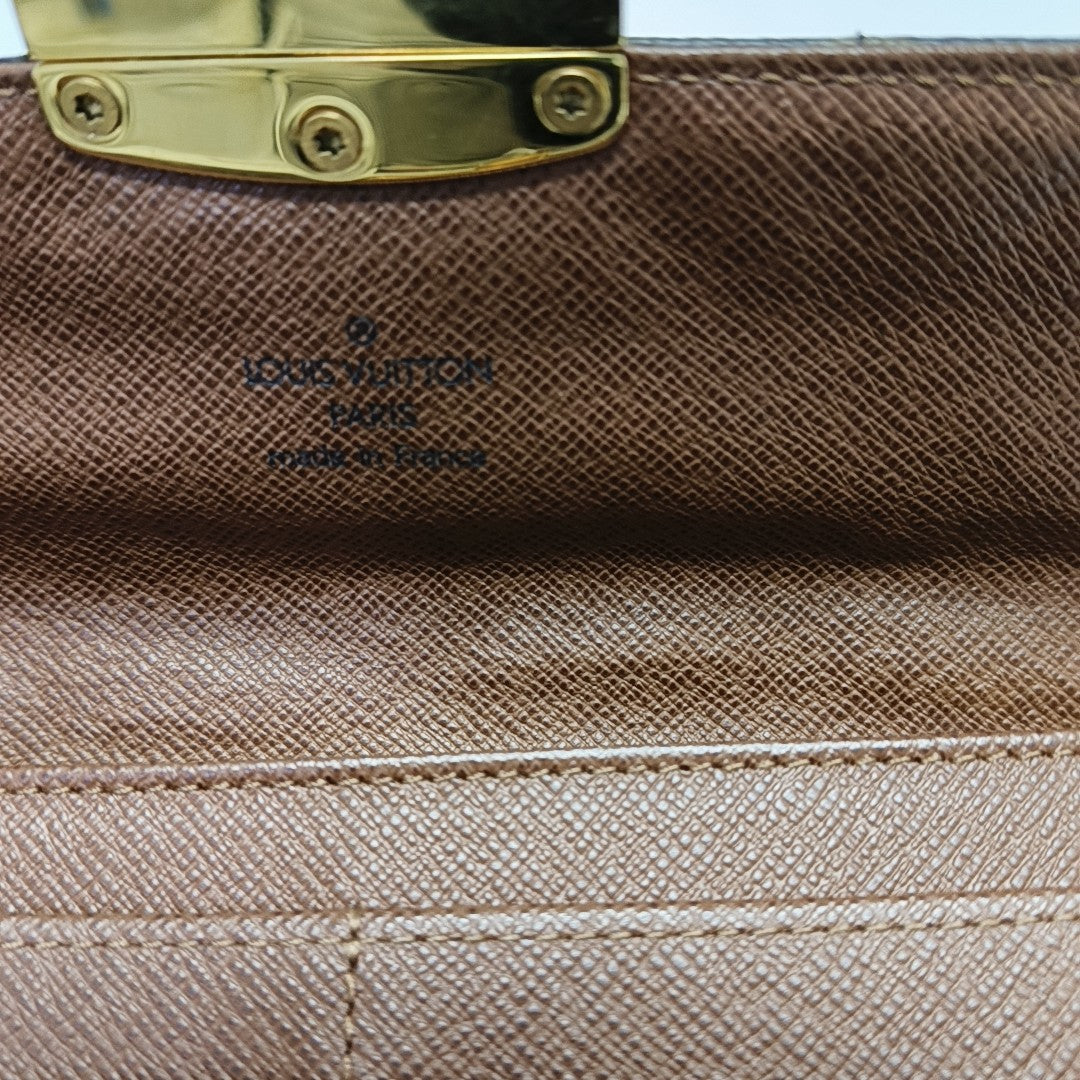 ETOILE Monogram Coated Canvas Brown Wallet