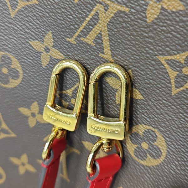 NÉONOÉ MM Monogram Coated Canvas Brown