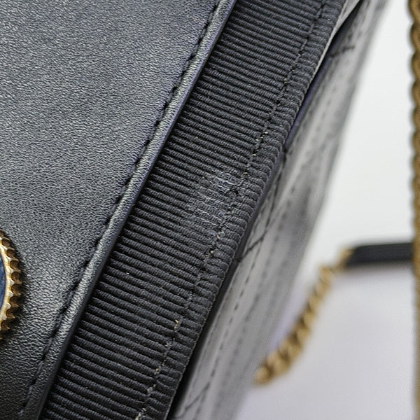 Quilted Calfskin Black