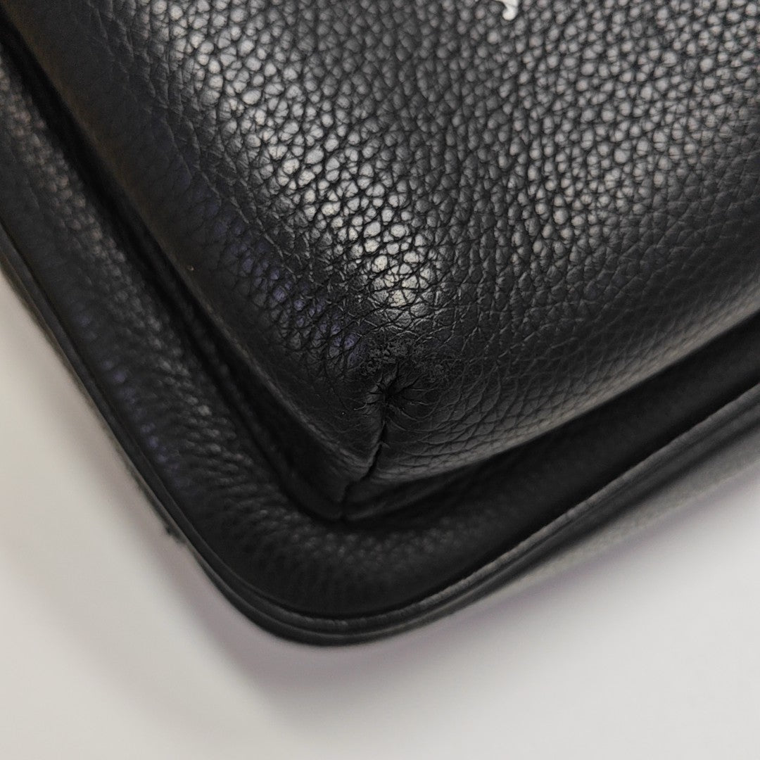 Calfskin Crossbody Bag Black