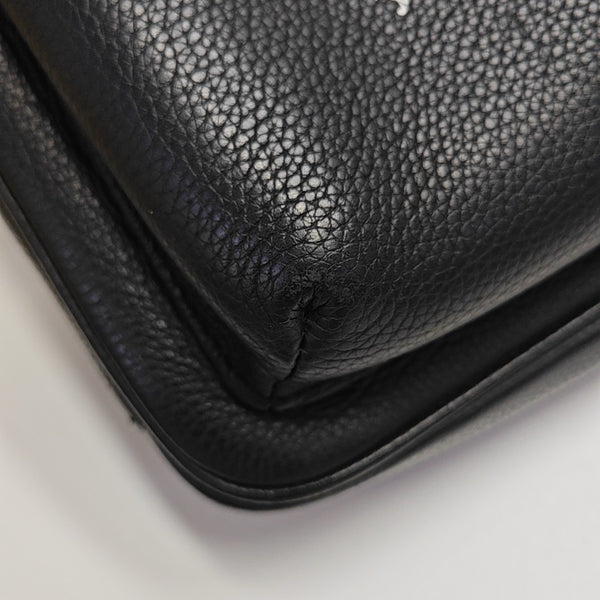 Calfskin Crossbody Bag Black