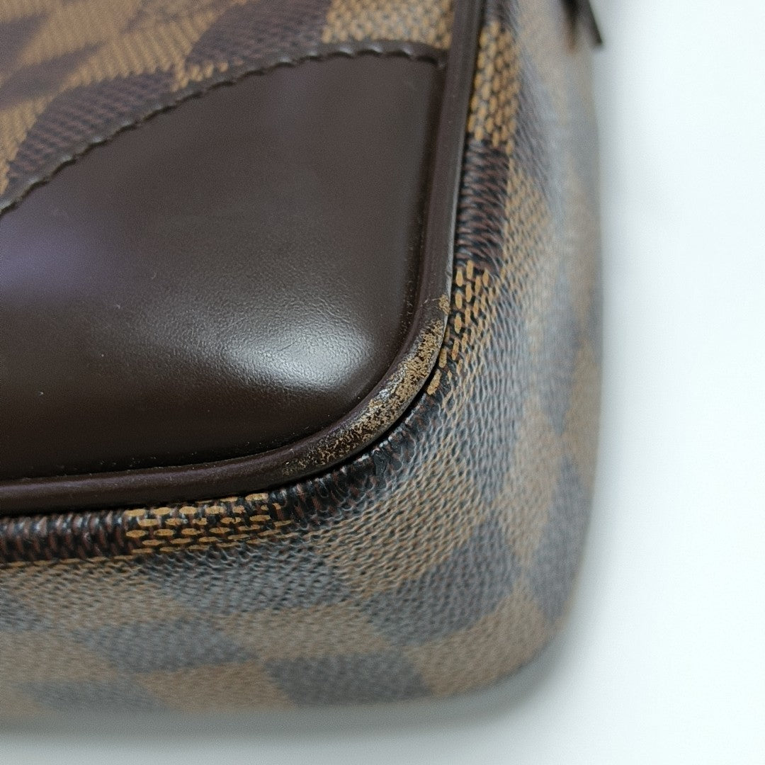 PORTE-DOCUMENTS Damier Ebene Coated Canvas Brown