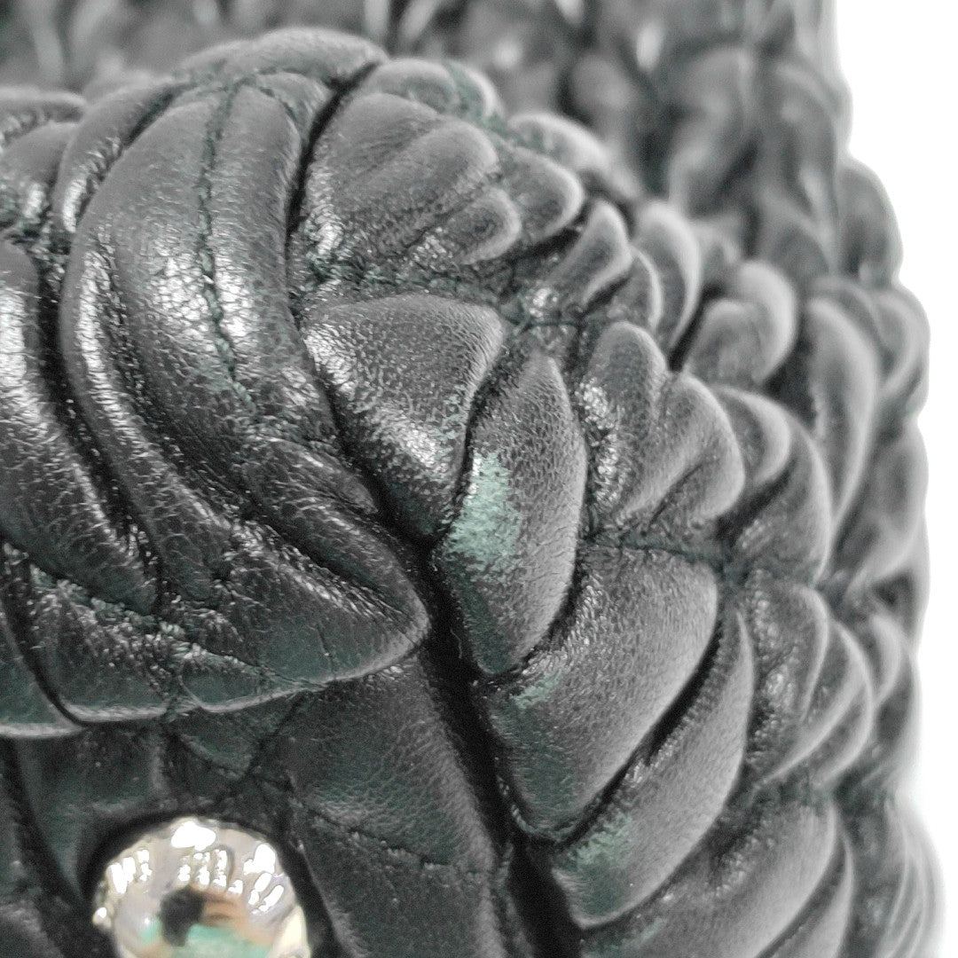Lambskin Shoulder Bag Black