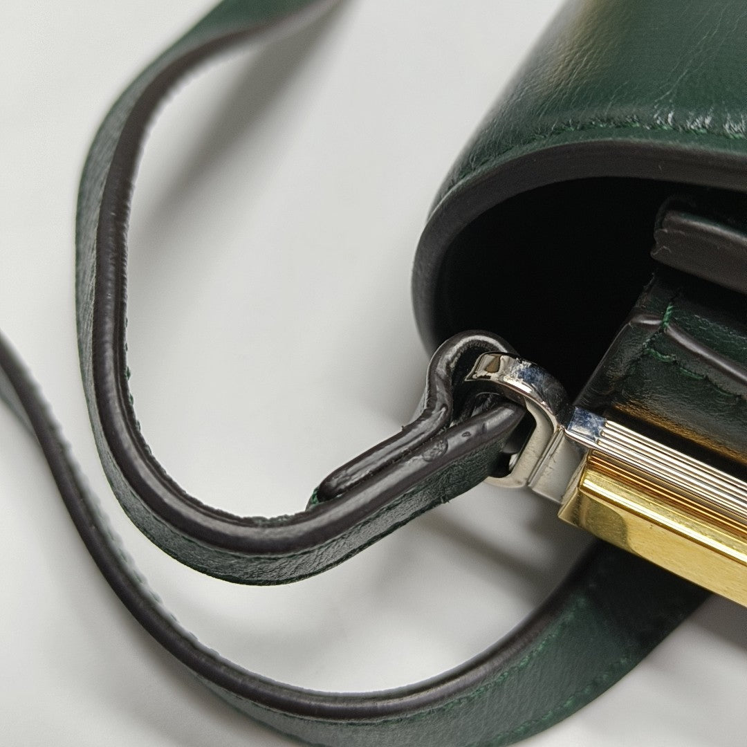 Sylvie 1969 Mini Calfskin Green
