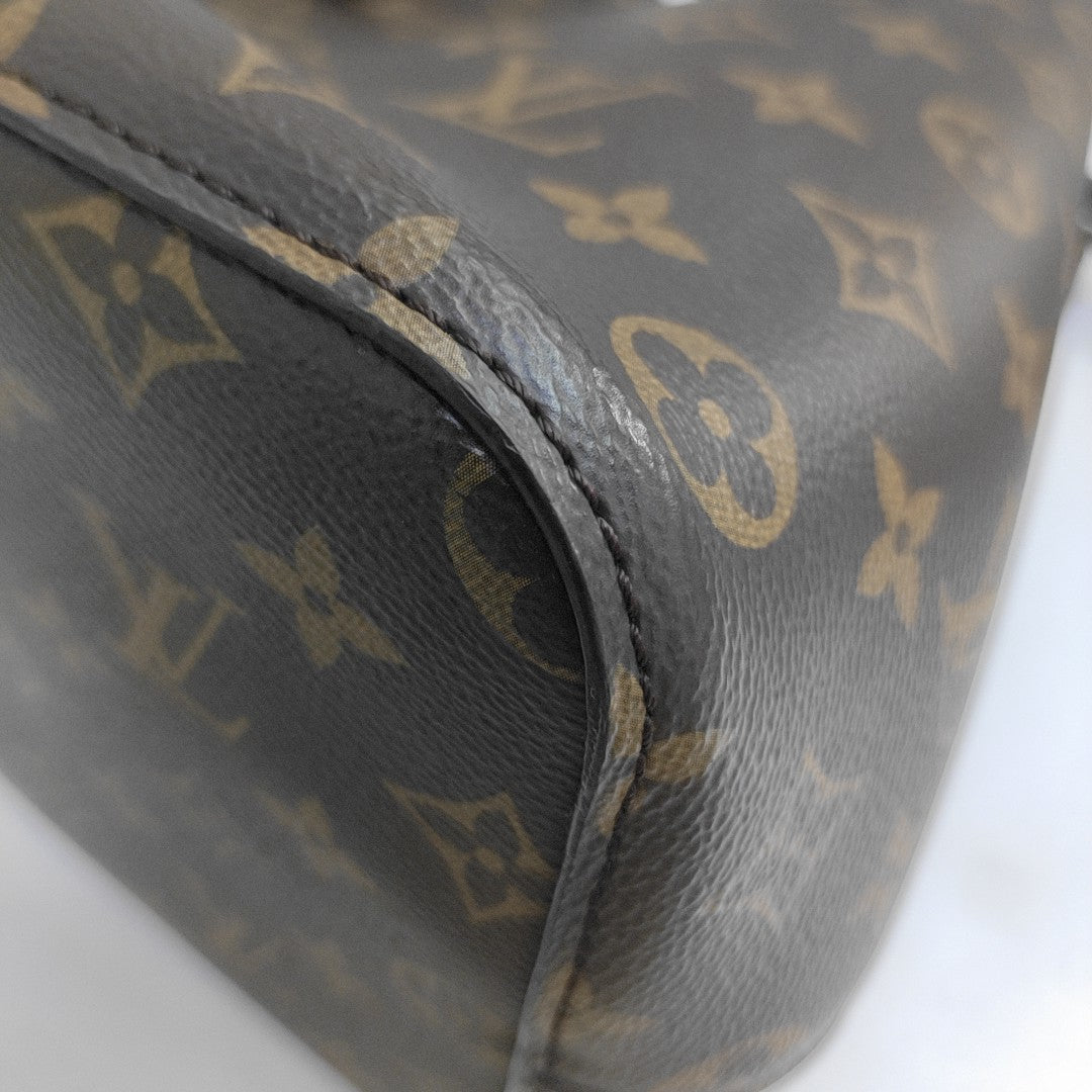 NÉONOÉ MM Monogram Coated Canvas Brown