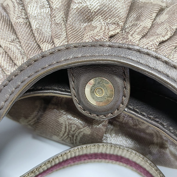 Canvas Top Handle Bag Brown