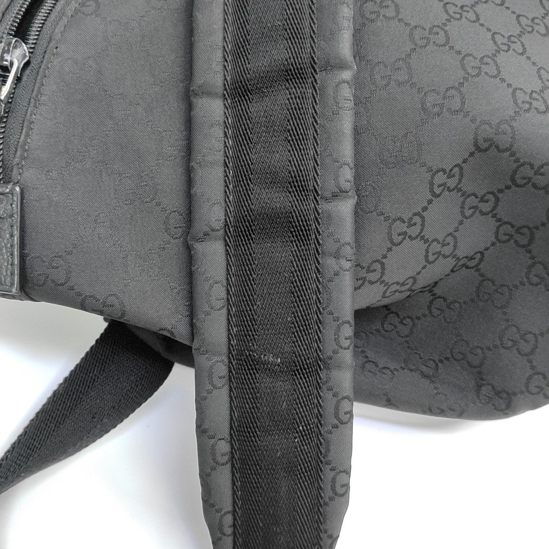 Monogram Canvas Backpack Black
