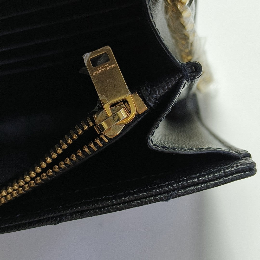 MONOGRAM Medium Chevron Calfskin Black