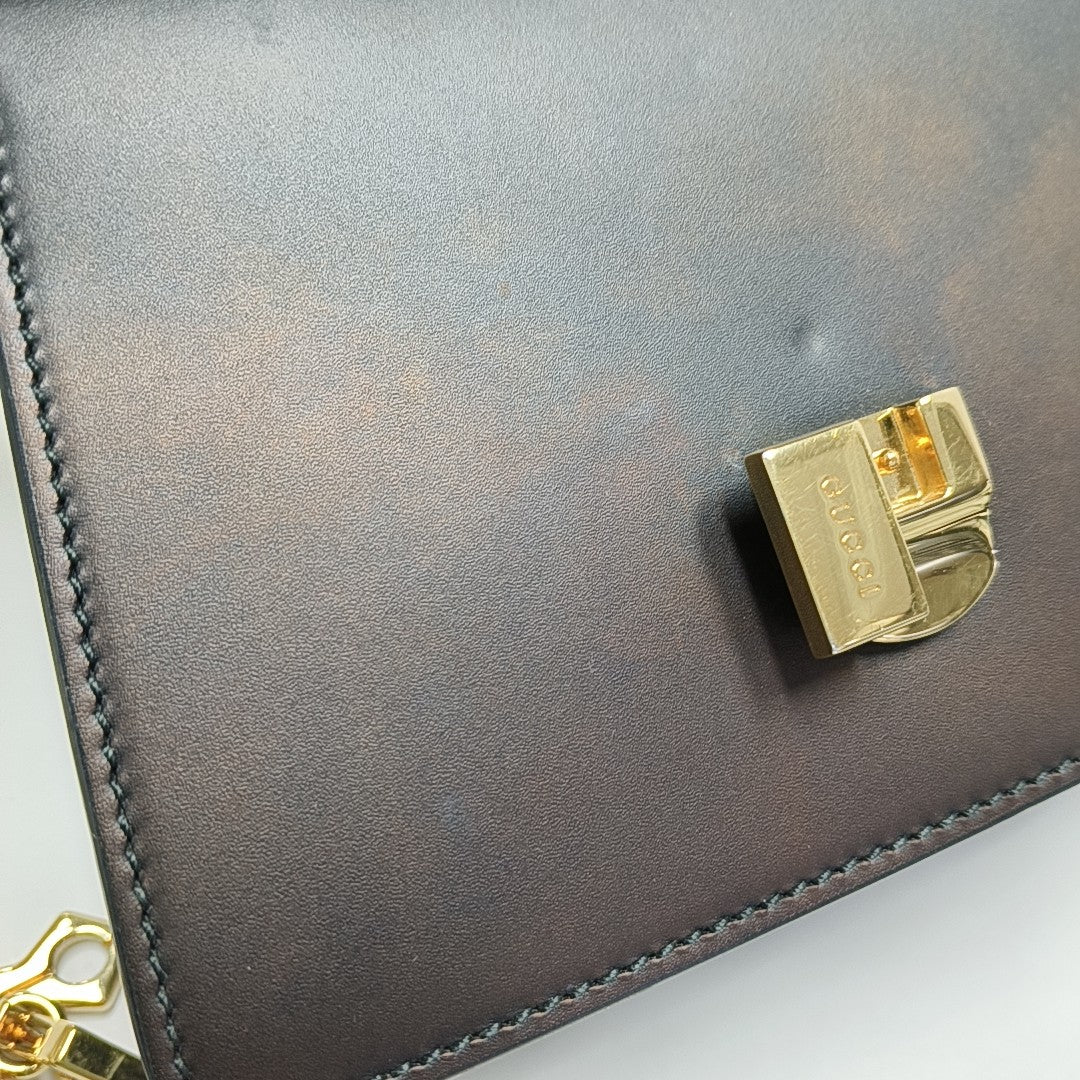 Sylvie Mini Calfskin Black