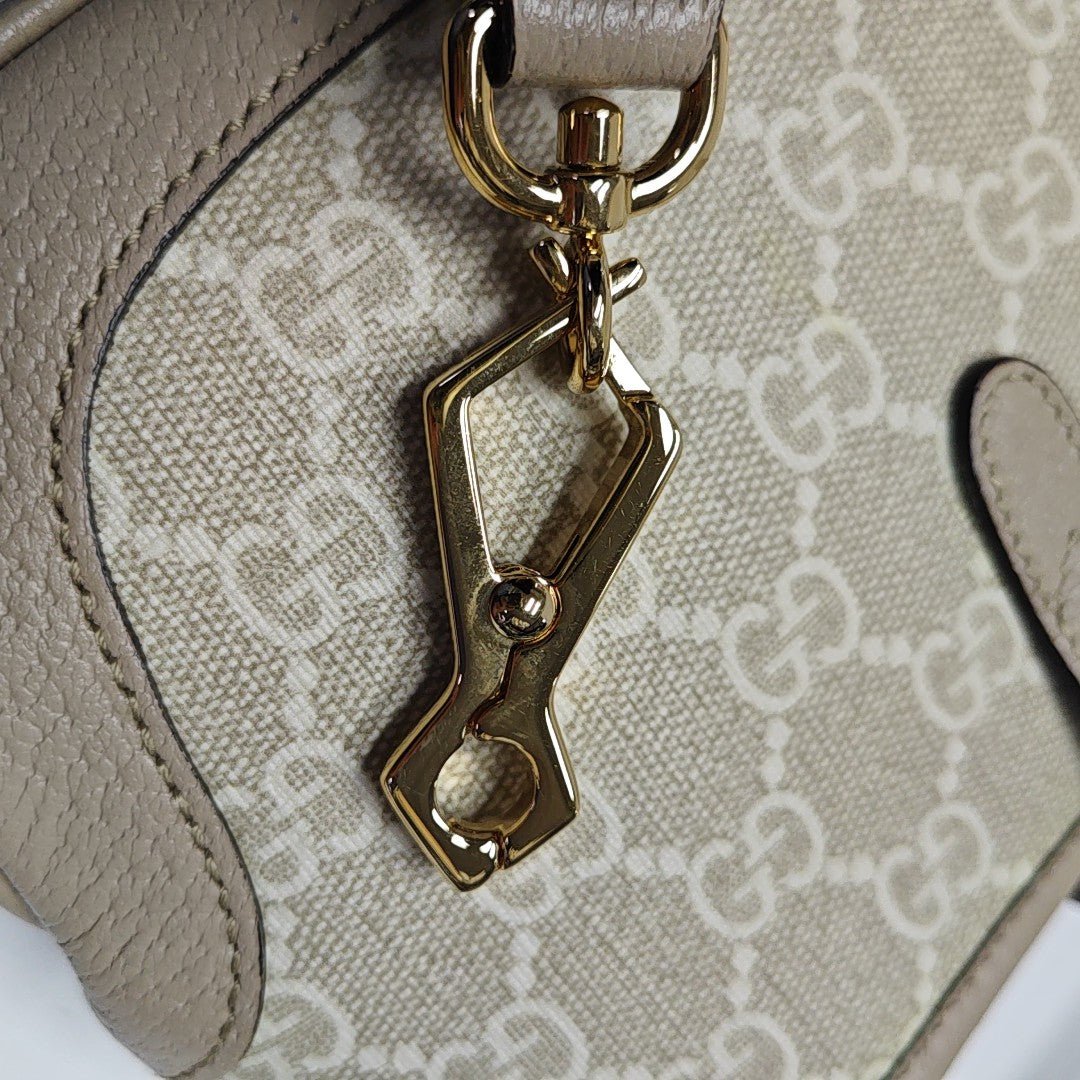 Jackie 1961 Mini Monogram Coated Canvas White
