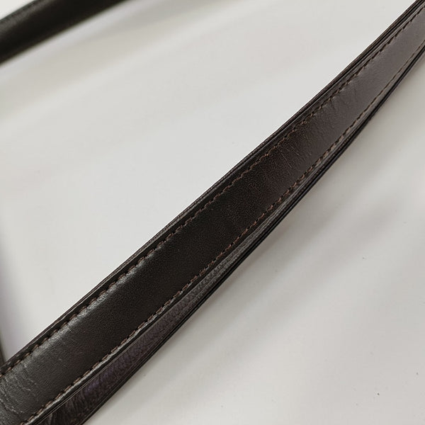 Calfskin Shoulder Bag Brown