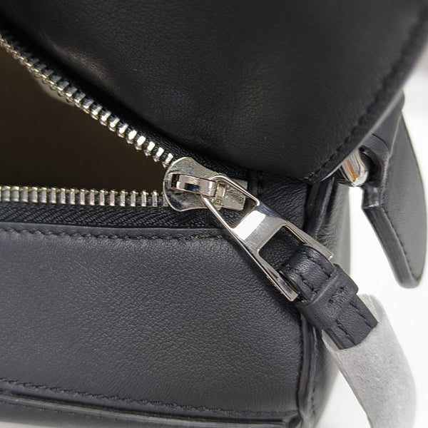 Puzzle Edge Small Calfskin Black
