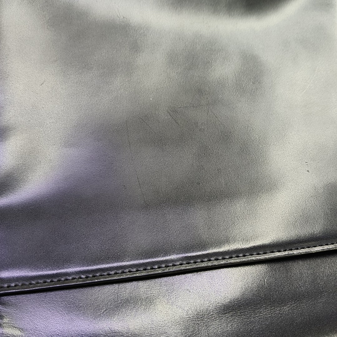 Calfskin Shoulder Bag Black