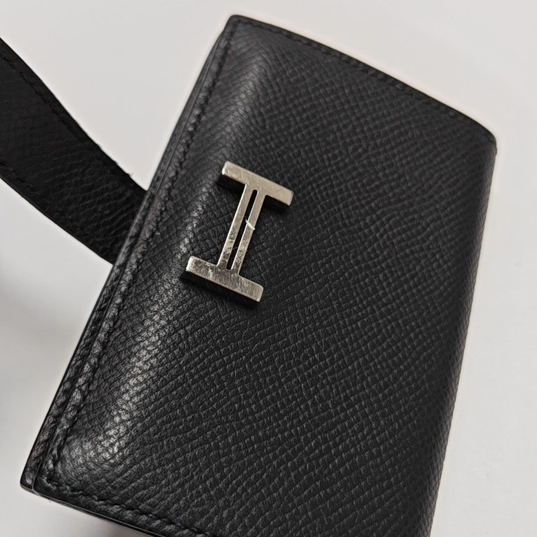 Bearn Mini Epsom Black Card Holder