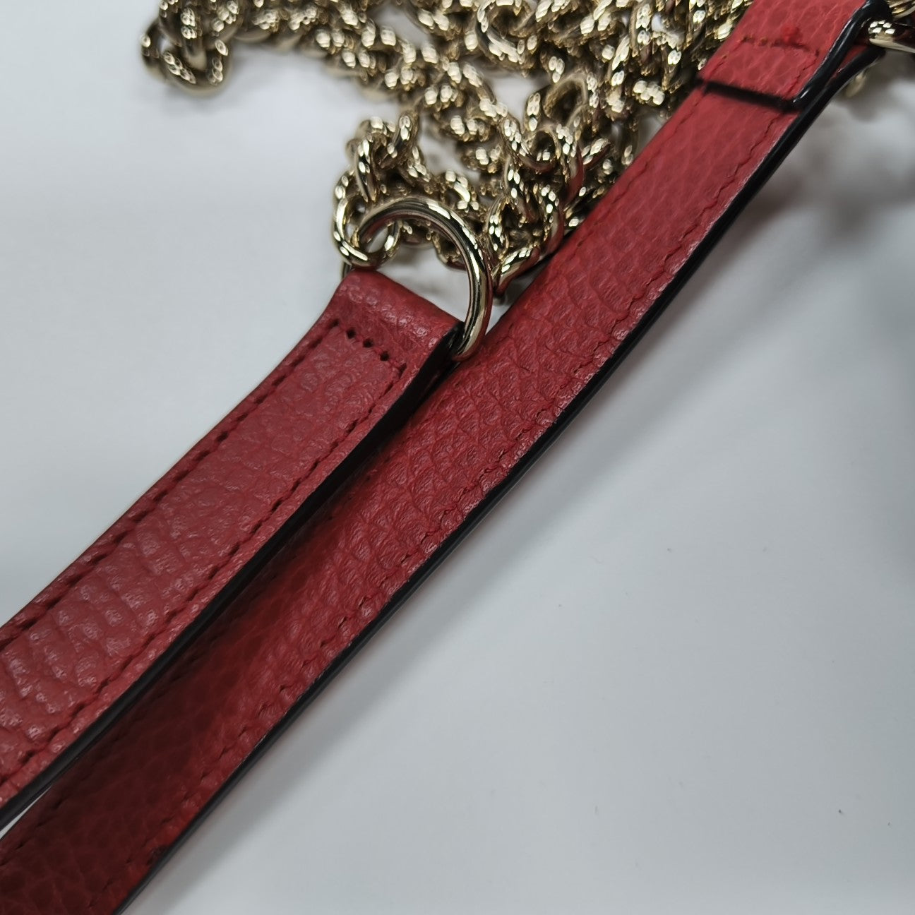 Calfskin Shoulder Bag Red