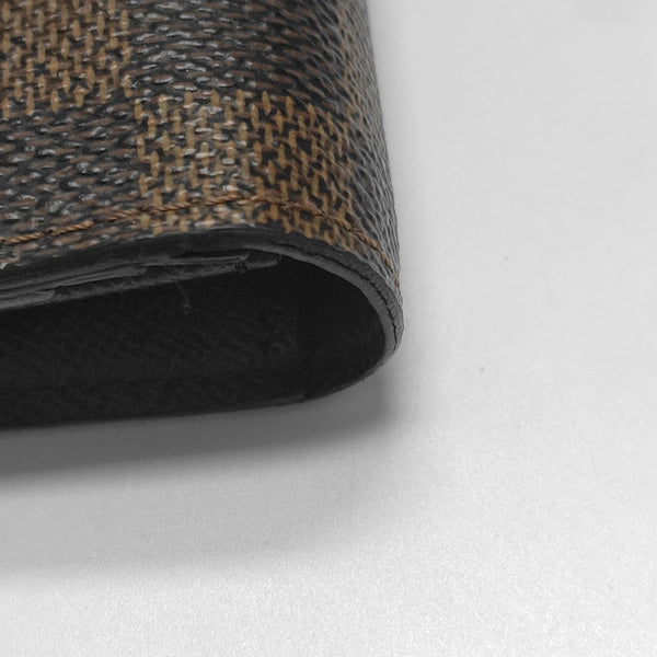 Damier Ebene Coated Canvas Wallet Brown