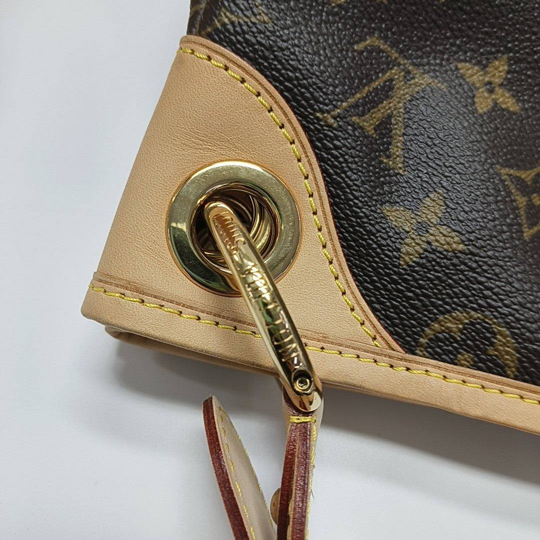 GALLIERA Monogram Coated Canvas Brown