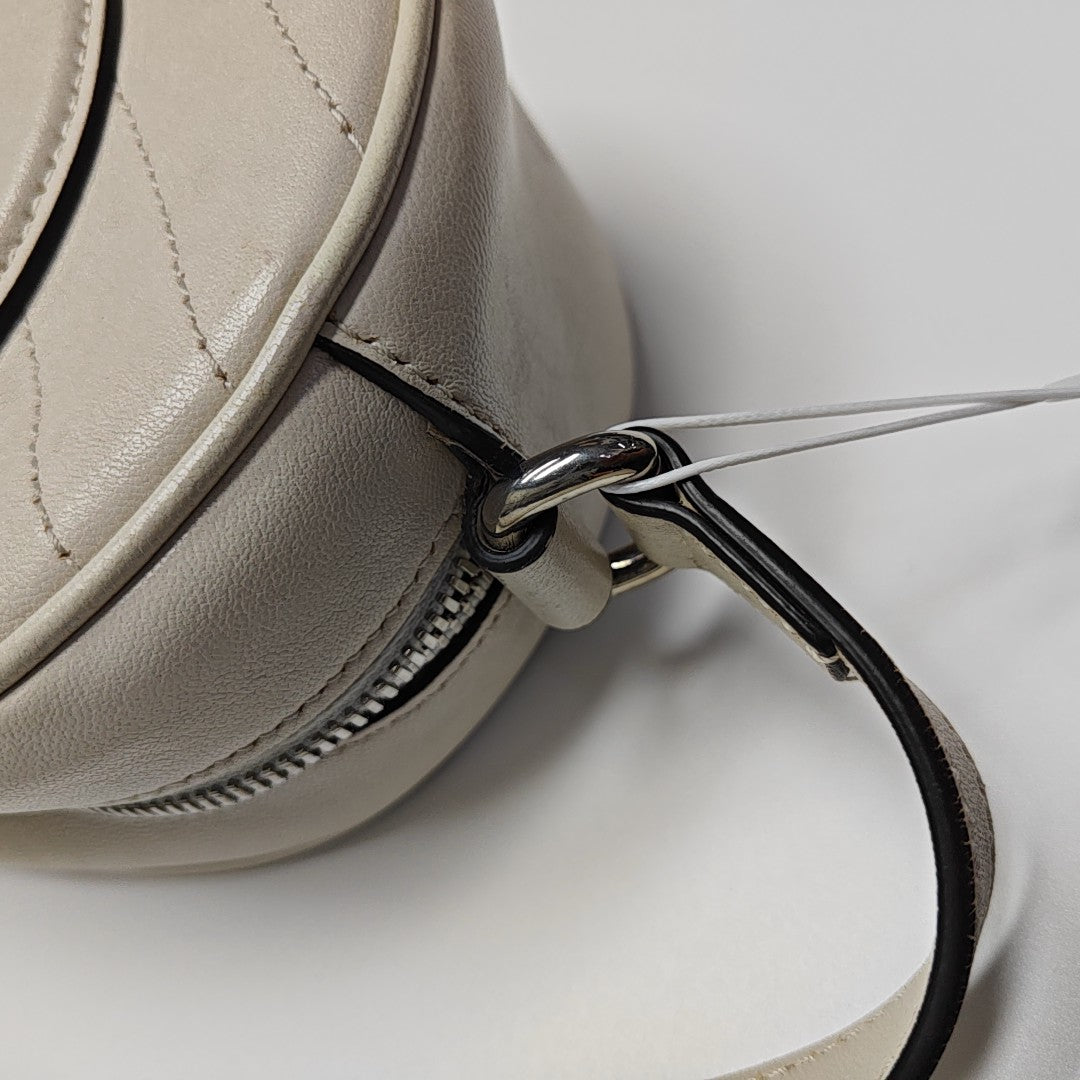Soho Mini Quilted Lambskin White