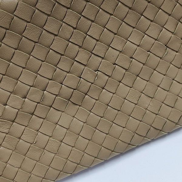 Lambskin Top Handle Bag Beige
