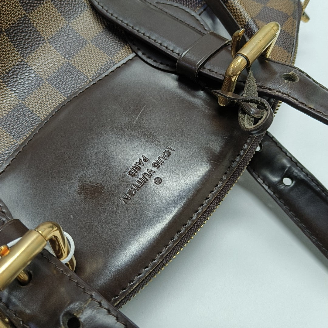 VERONA MM Damier Ebene Coated Canvas Brown