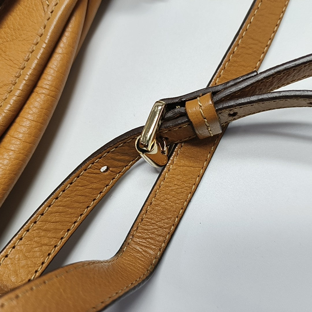 Calfskin Shoulder Bag Yellow