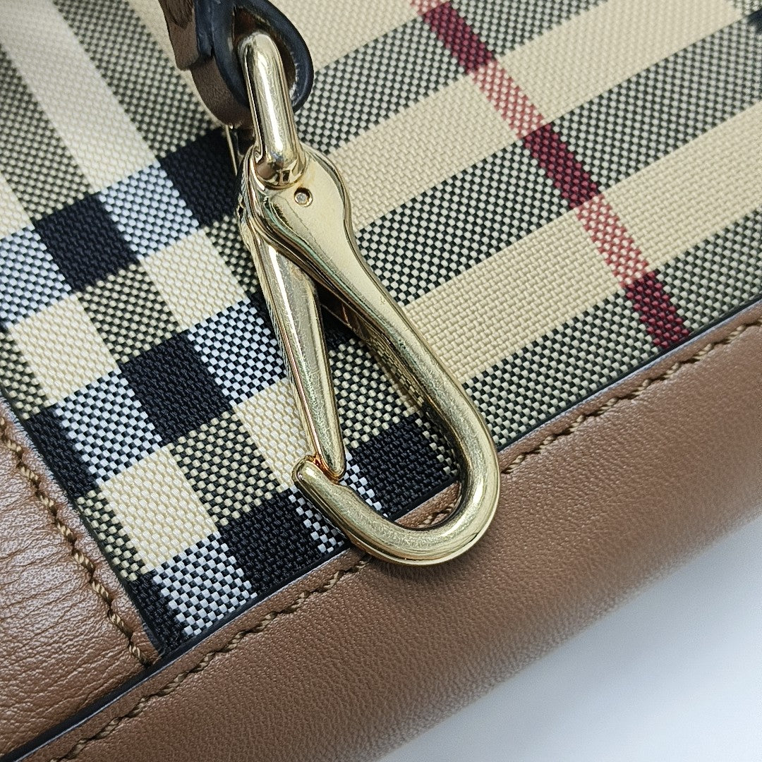 Canvas Shoulder Bag Brown