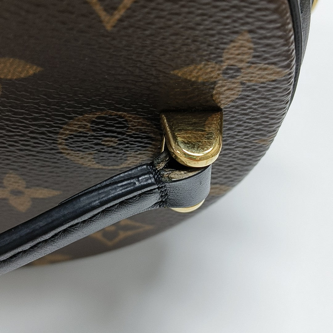 CANNES PM Monogram Coated Canvas Brown