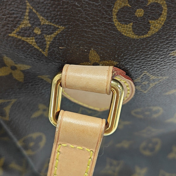 PALERMO PM Monogram Coated Canvas Brown