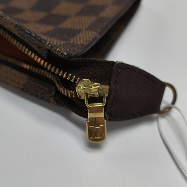 JOSÉPHINE 15 Damier Ebene Coated Canvas Brown
