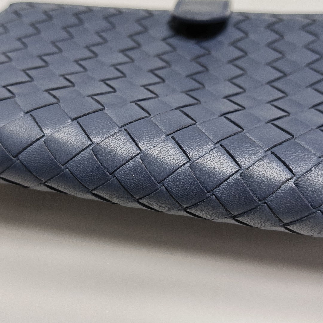 Lambskin Wallet Blue
