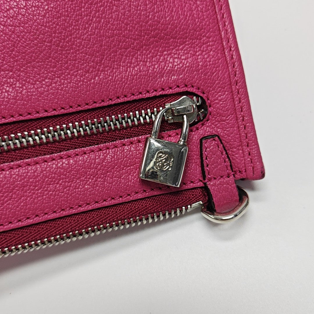 Calfskin Shoulder Bag Pink