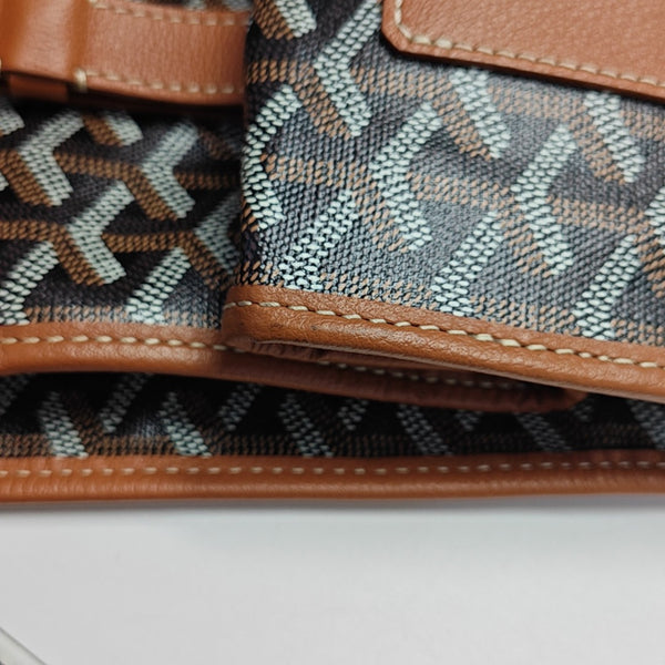 Saint Léger Coated Canvas Brown