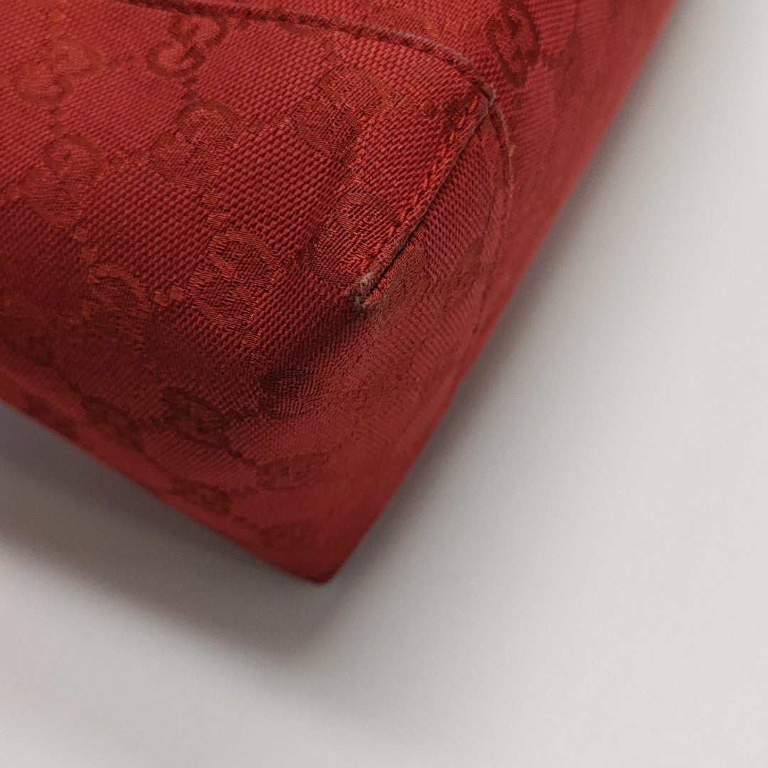 Monogram Canvas Top Handle Bag Red