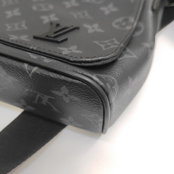 DISTRICT PM Monogram Coated Canvas Gray
