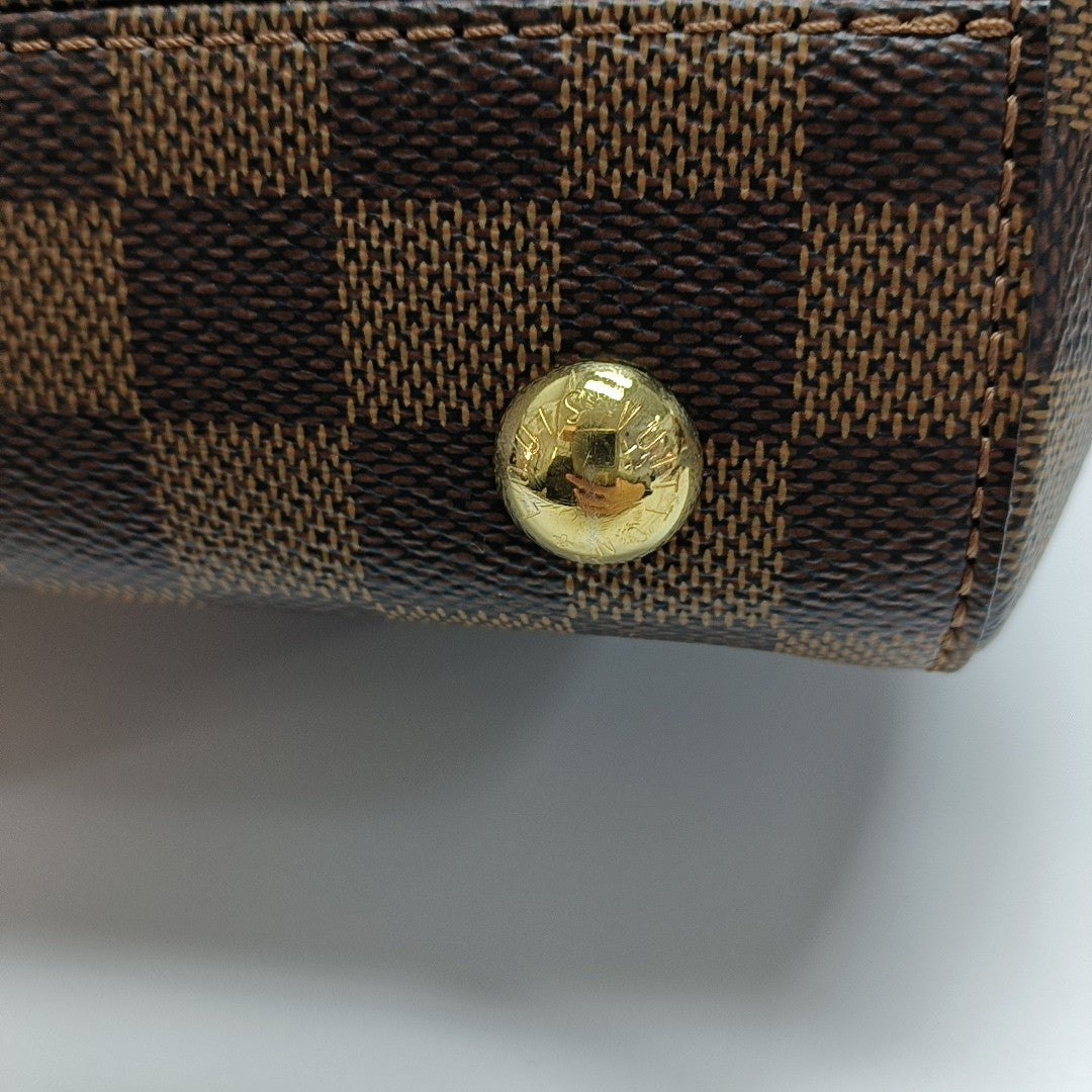 BOND STREET Damier Ebene Coated Canvas Brown