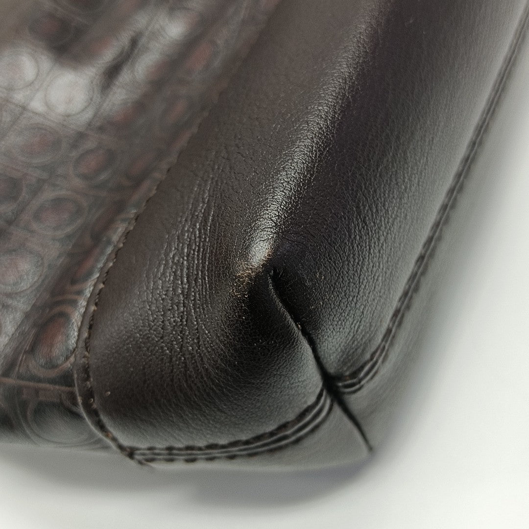 Calfskin Shoulder Bag Red