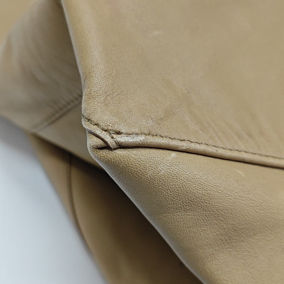Calfskin Tote Bag Beige
