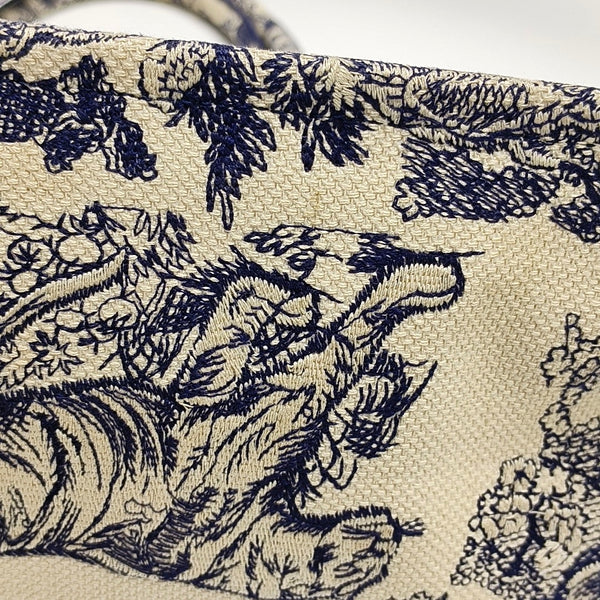 Book Tote Medium Canvas Blue