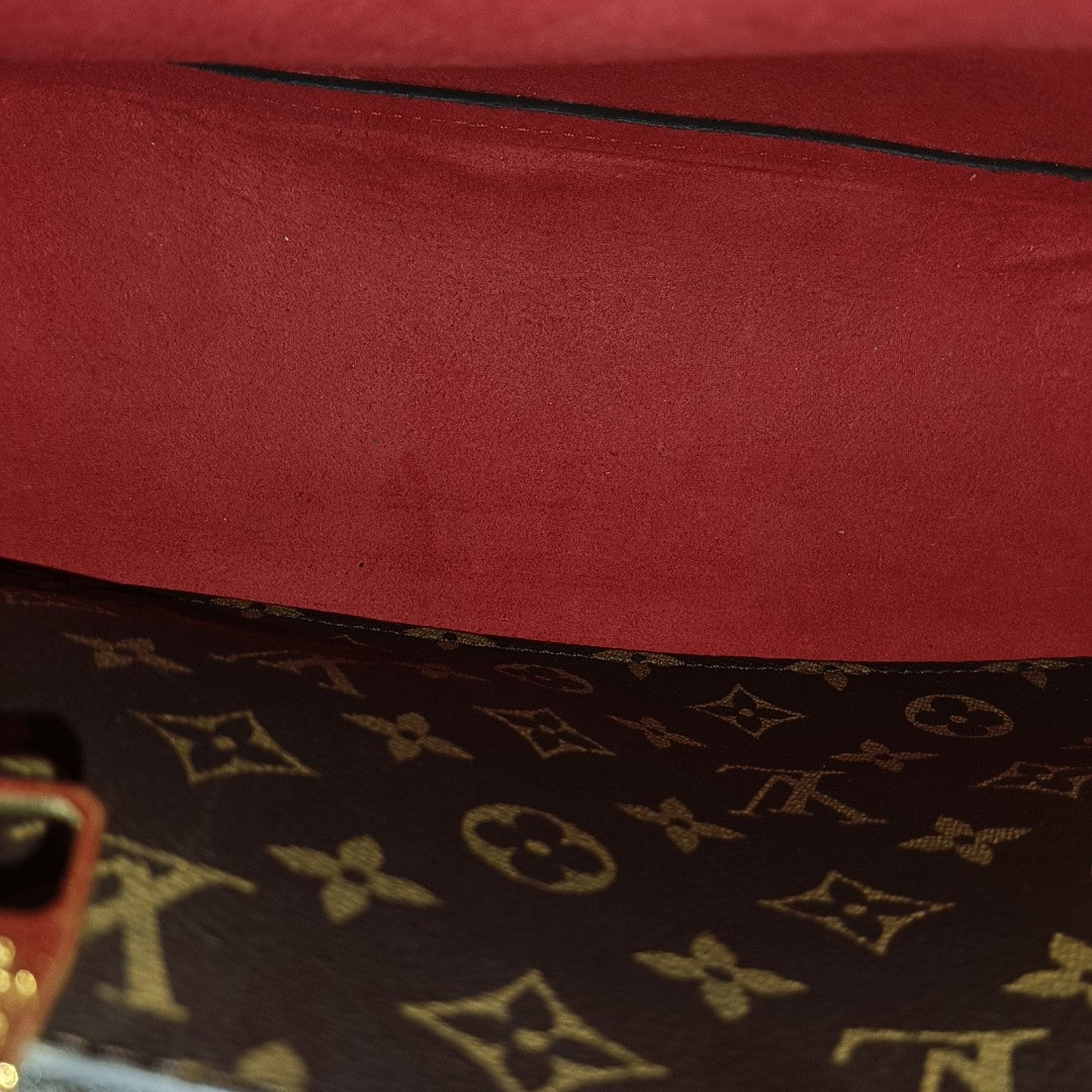 NÉONOÉ MM Monogram Coated Canvas Brown