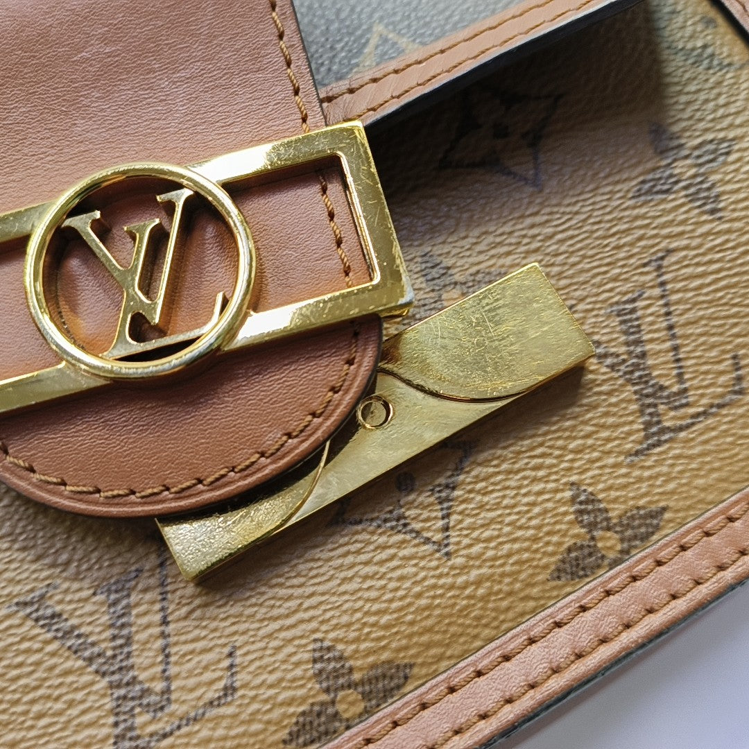 DAUPHINE WOC Monogram Coated Canvas Brown