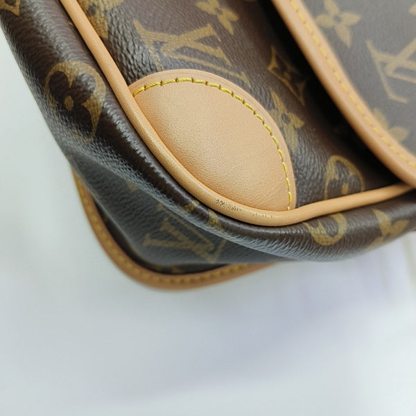 DIANE Monogram Coated Canvas Brown