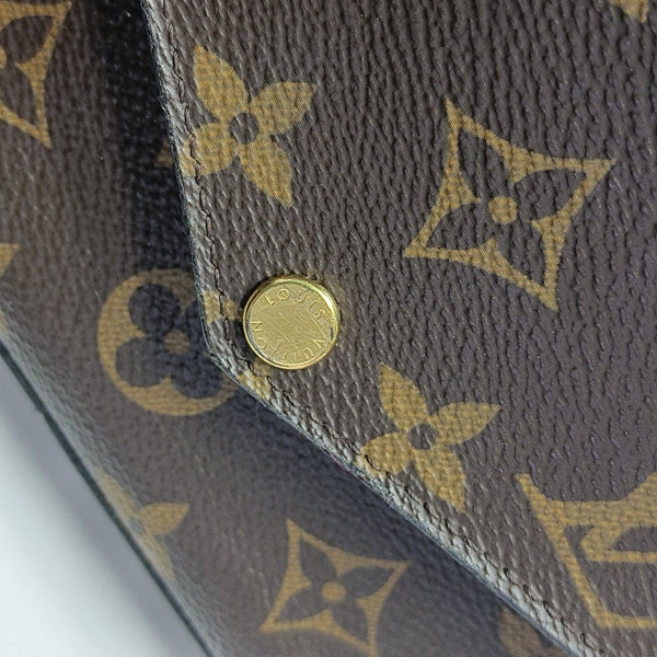 FÉLICIE Monogram Coated Canvas Brown