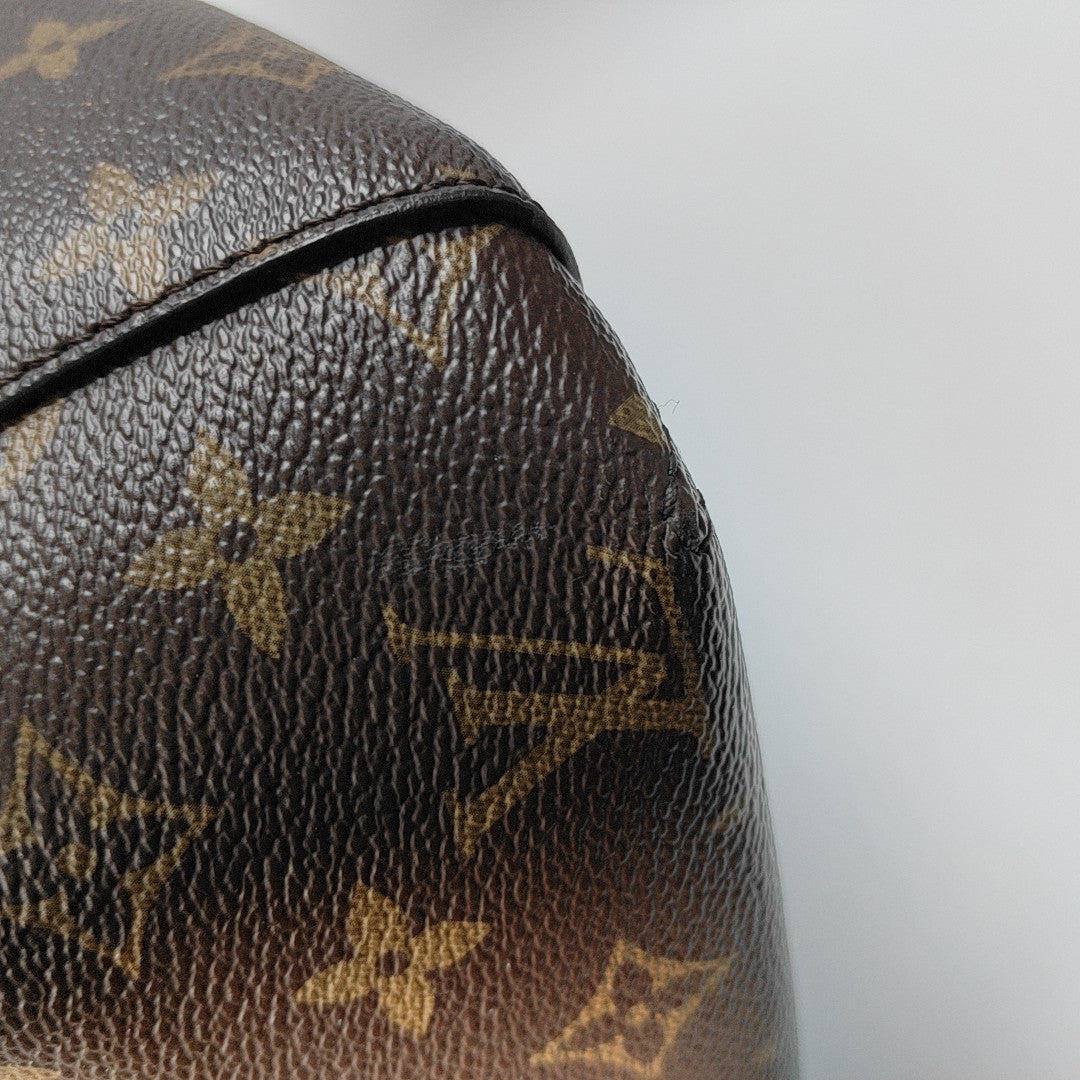MONTAIGNE GM Monogram Coated Canvas Brown