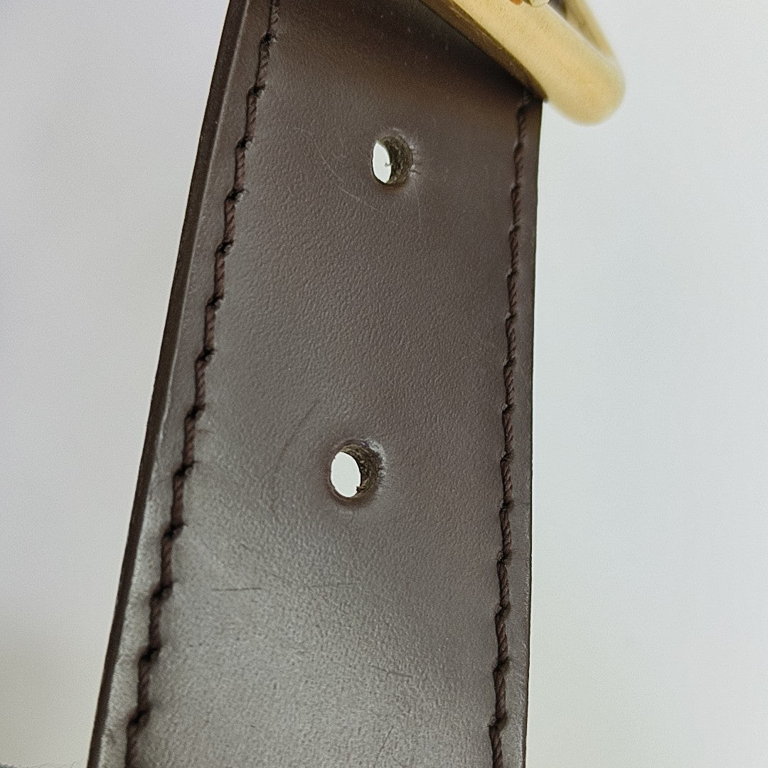 GALLIERA Damier Ebene Coated Canvas Brown