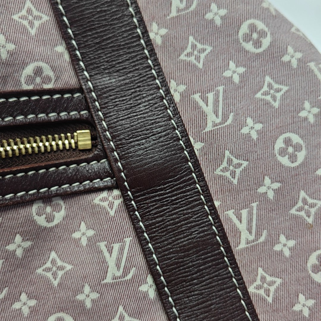 Monogram Canvas Shoulder Bag Pink