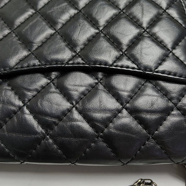 2.55 225 (small) Quilted Calfskin Black