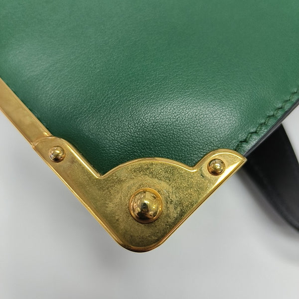 Cahier Saffiano Calfskin Green