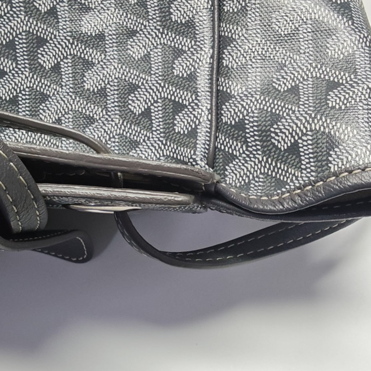 Rouette PM Coated Canvas Gray