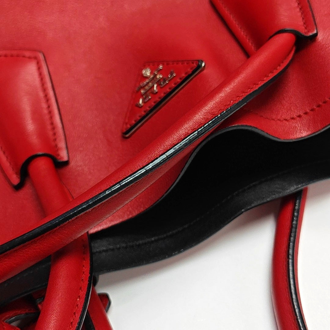 Double Calfskin Red