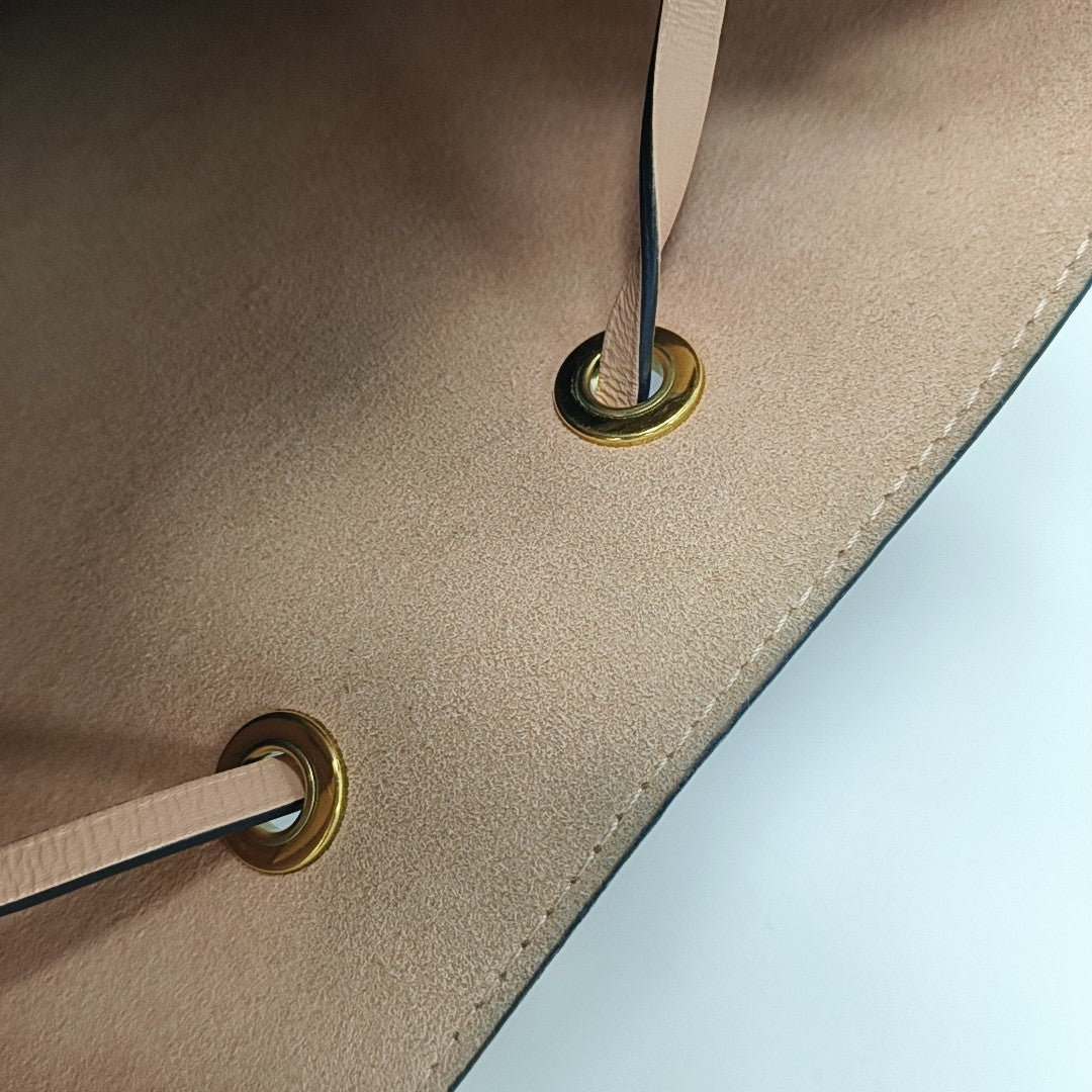 NÉONOÉ MM Damier Ebene Coated Canvas Brown